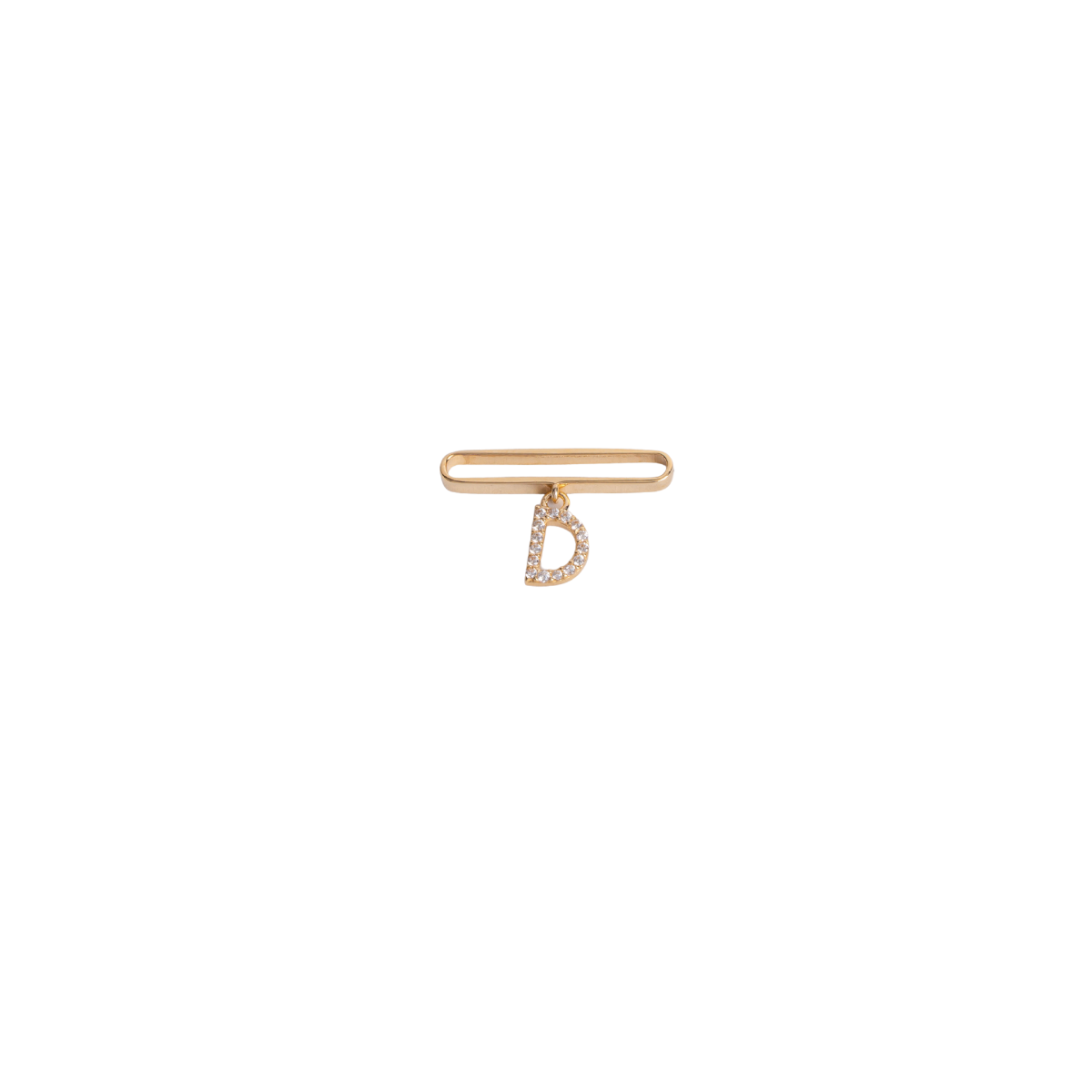 WATCH CHARM D HARFİ TAŞLI