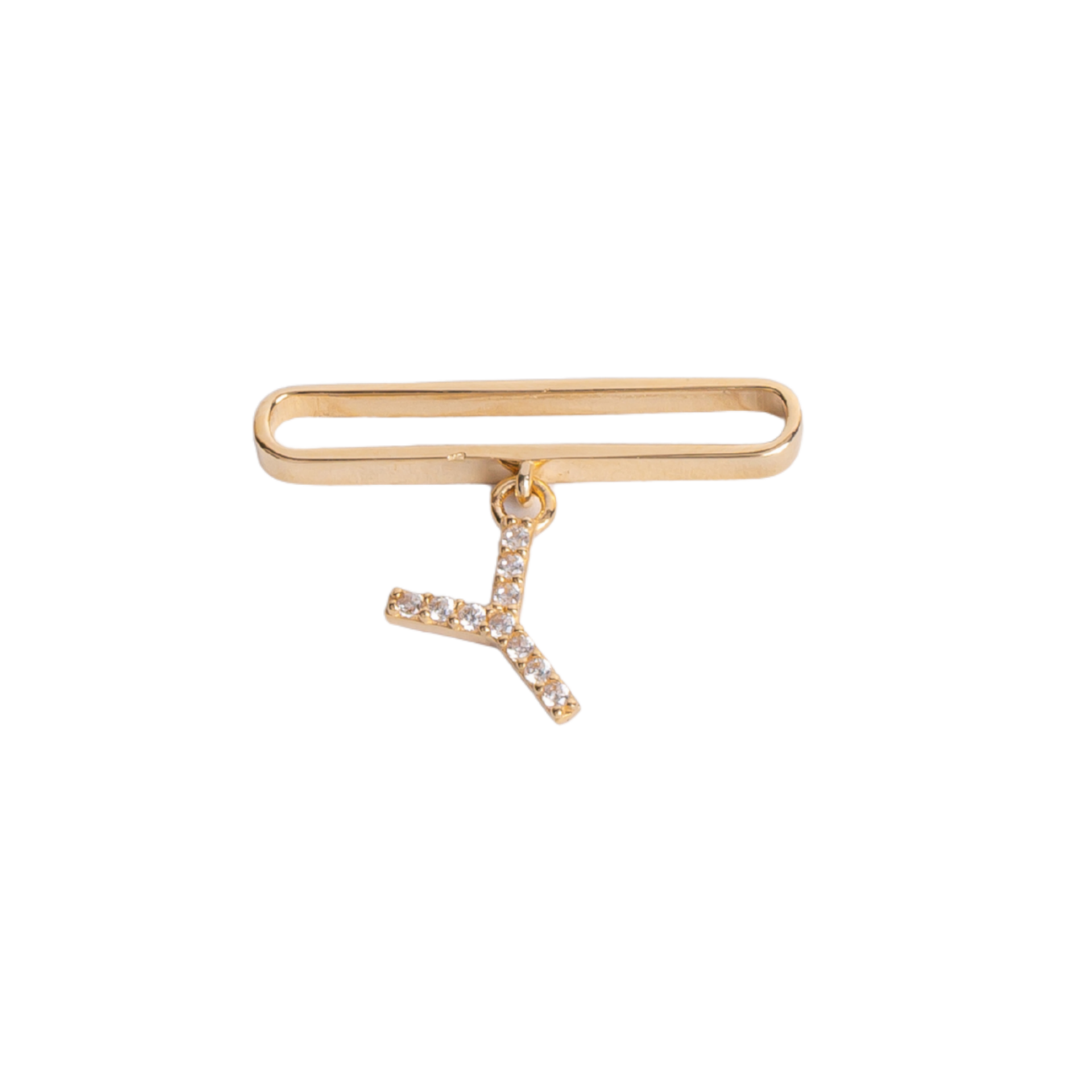 WATCH CHARM Y HARFİ TAŞLI