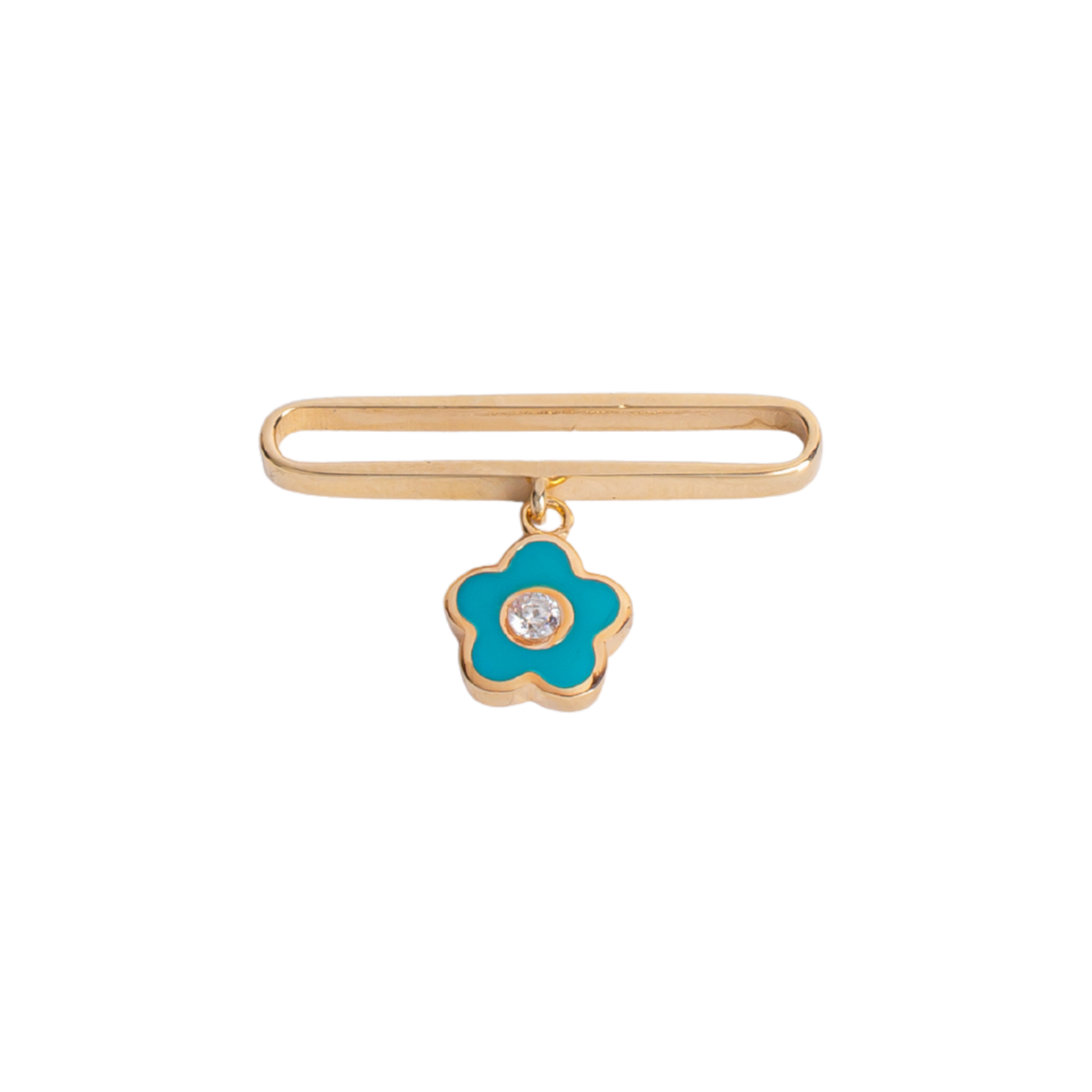 WATCH CHARM MAVİ ÇİÇEK