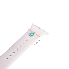 WATCH CHARM MAVİ ÇİÇEK
