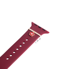 WATCH CHARM KIRMIZI ÇİÇEK