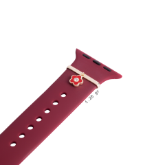 WATCH CHARM KIRMIZI ÇİÇEK