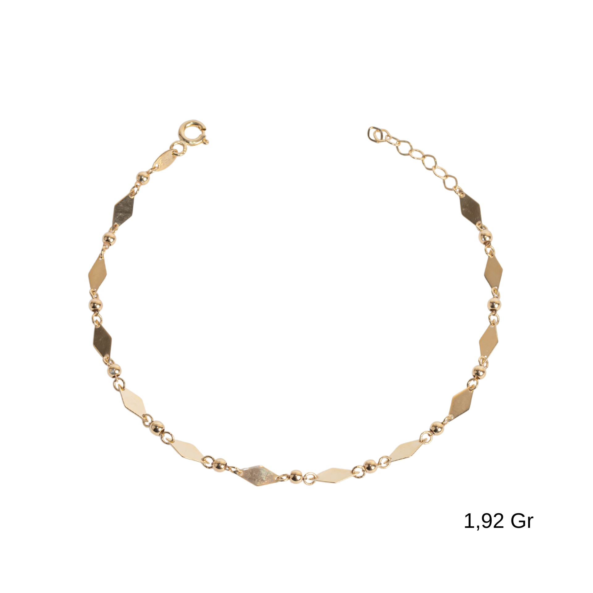 Deltoid Şekilli Dorika Toplu Bileklik