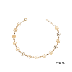 Çiçekli Dorika Toplu Bileklik