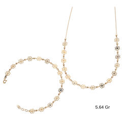 Çiçekli Dorika Toplu Set