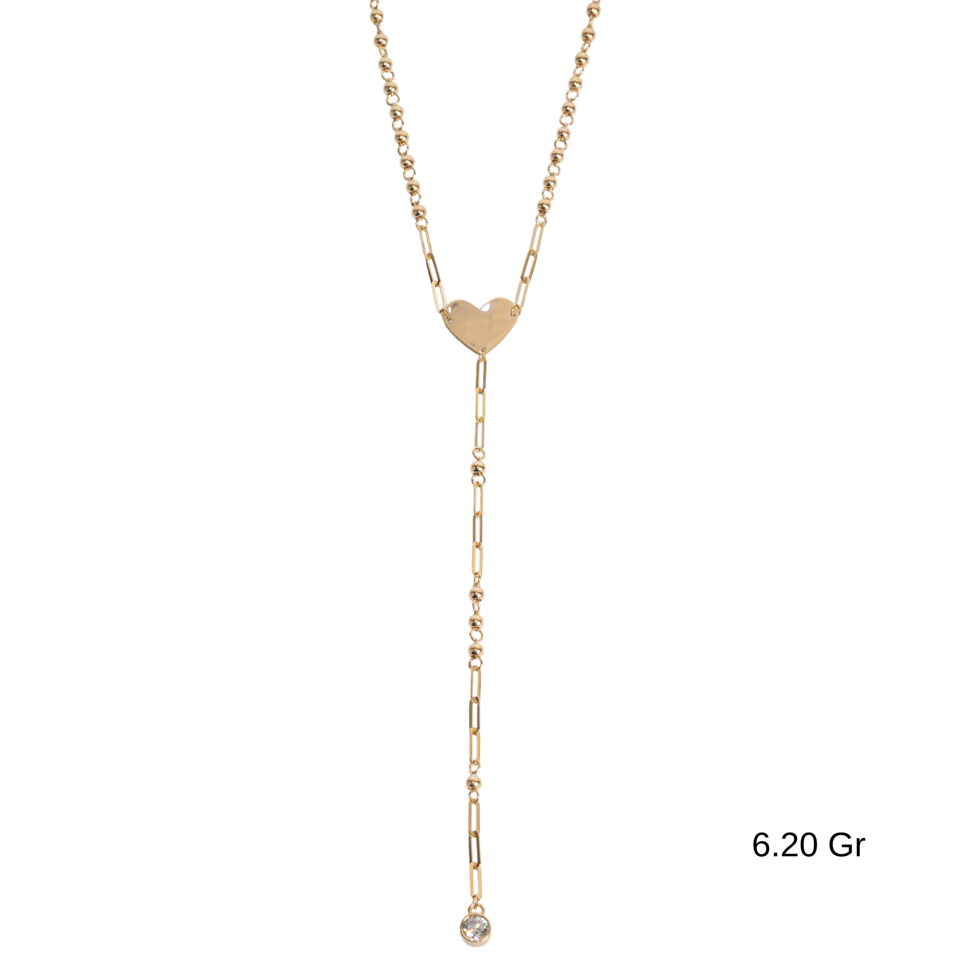 Kalpli Dorika Örme Kolye