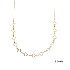 Kalp Figürlü Dorikalı Kolye