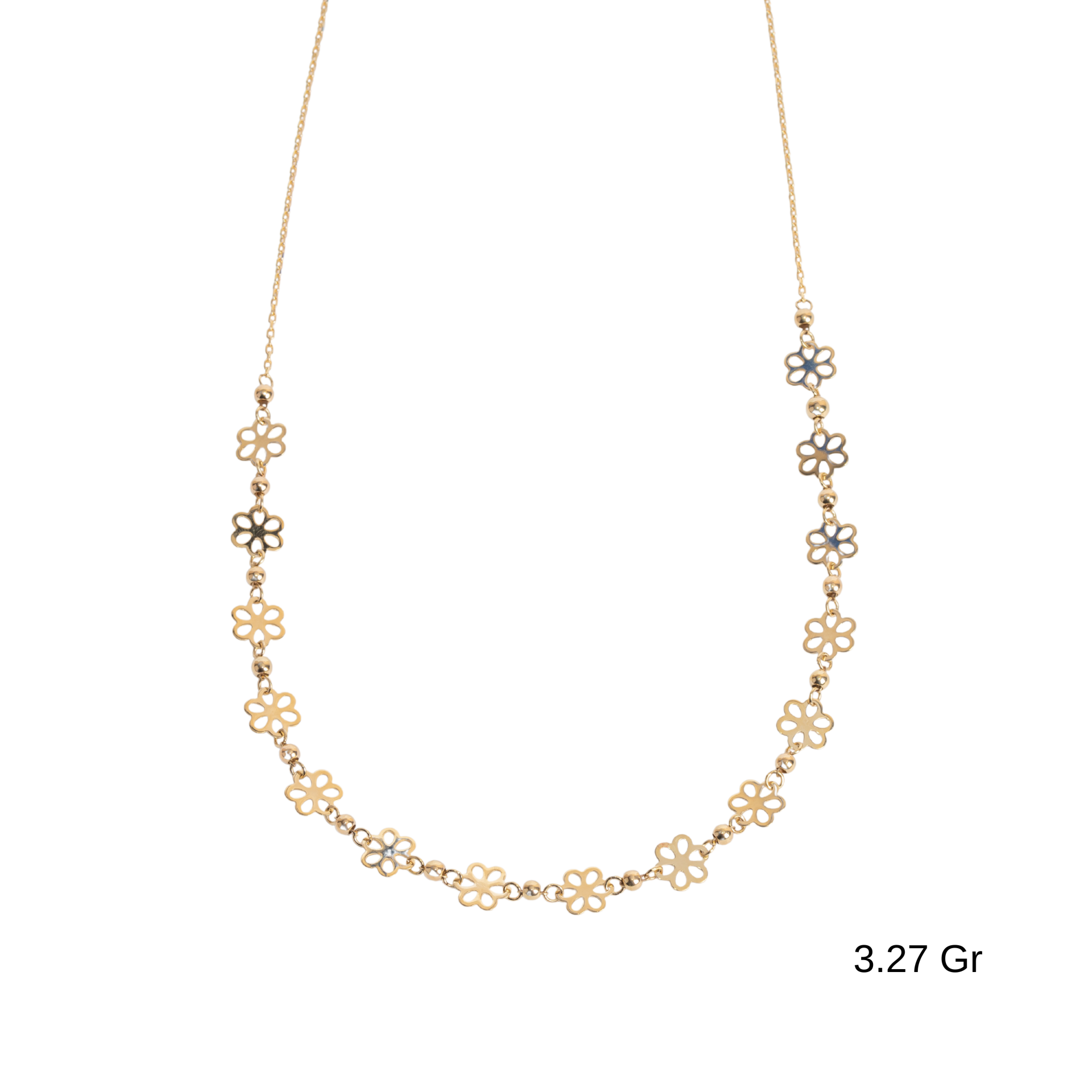 Çiçek Figürlü Kolye