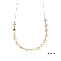 Çiçek Figürlü Kolye