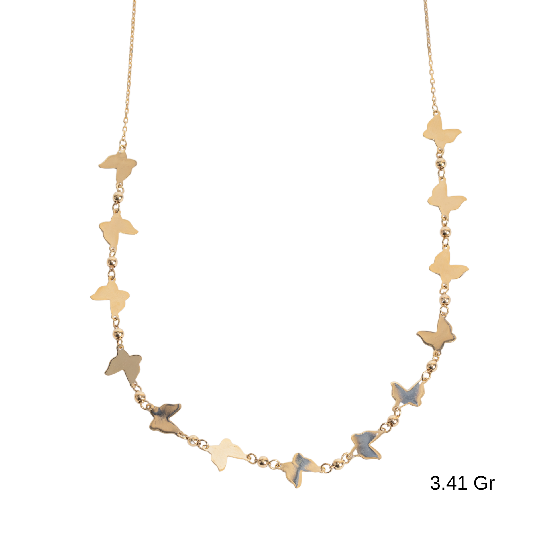 Kelebek Figürlü Kolye