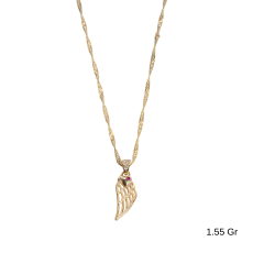 Melek Kanatlı Çıtır Kolye