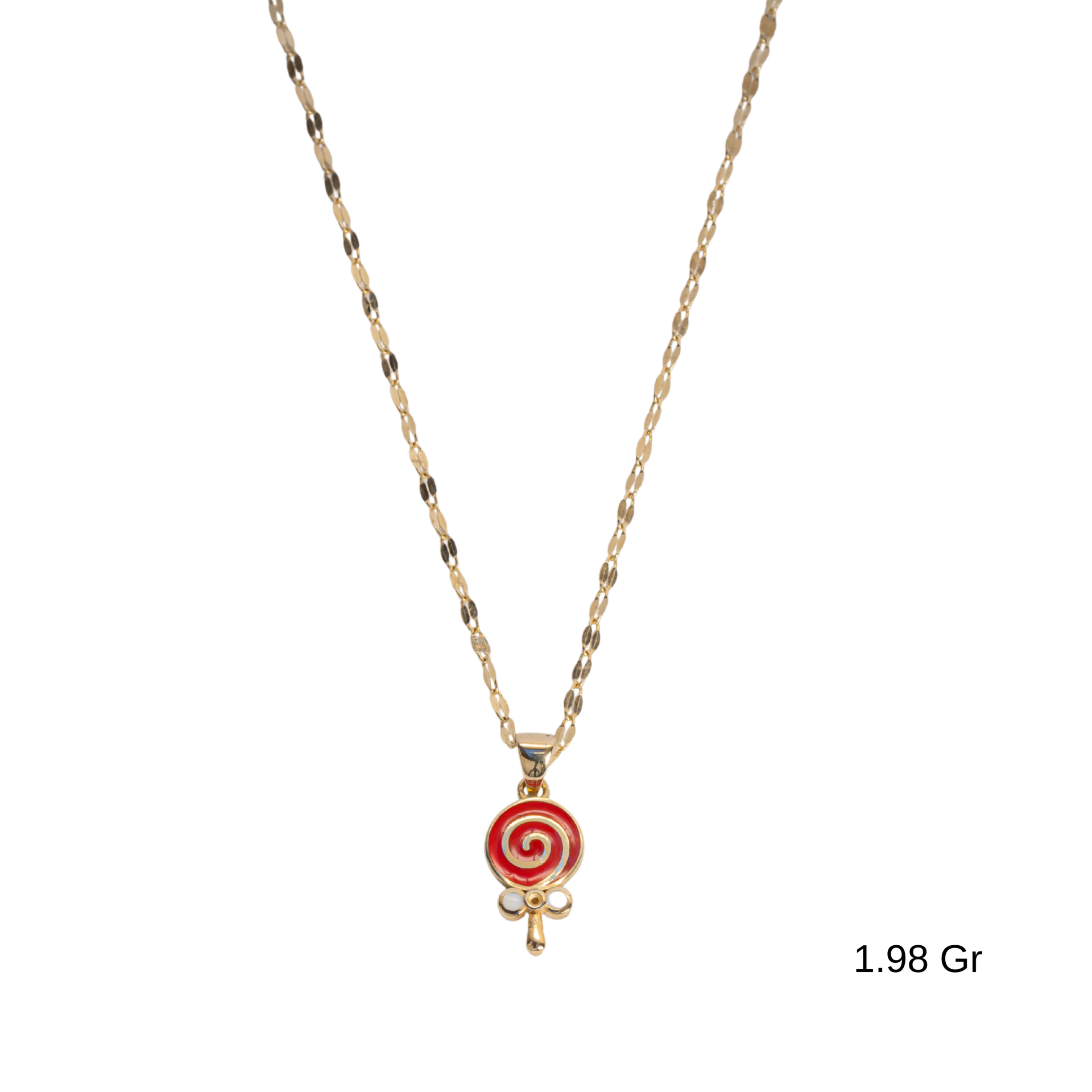 Lolipop Charmlı Çıtır Kolye