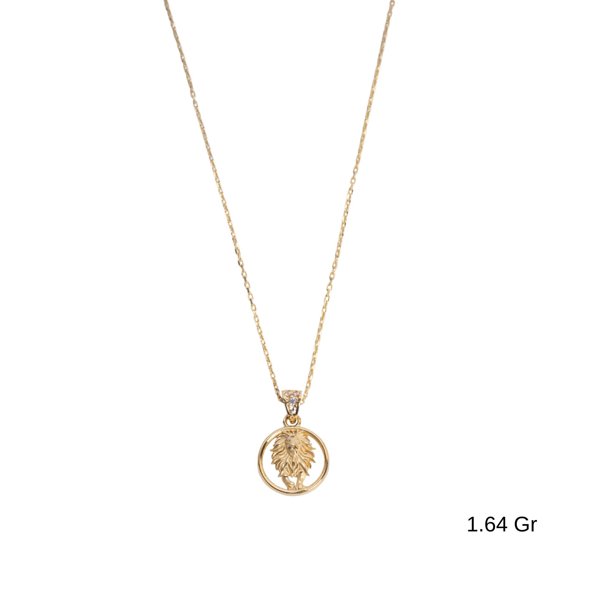 Aslan Burcu Çıtır Kolye