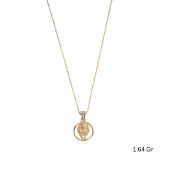 Aslan Burcu Çıtır Kolye