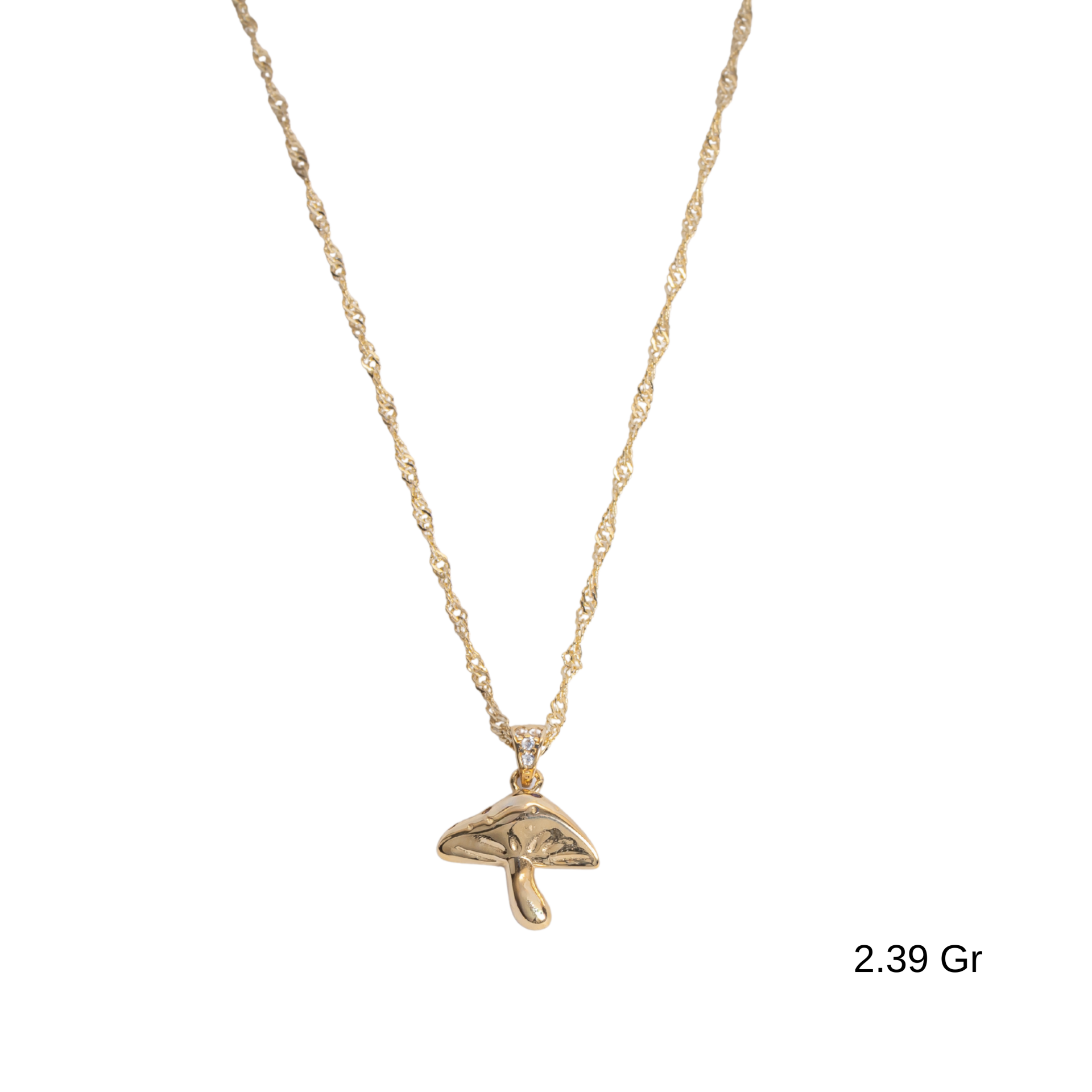 Mantar Charmlı Çıtır Kolye