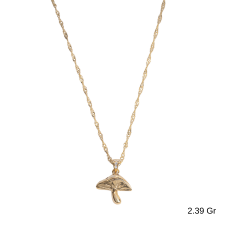 Mantar Charmlı Çıtır Kolye