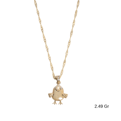 Sevimli Kuş Çıtır Kolye