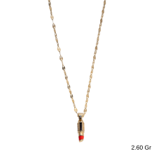 Ruj Charmlı Çıtır Kolye