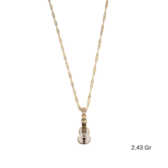 Gitar Charmlı Çıtır Kolye